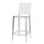 one more please kartell tabouret h75 cristal