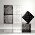 Optic Cube de Rangement Design Kartell Fume