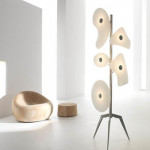 Orbital Lampadaire Foscarini Blanc