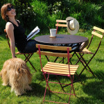 pack 2 chaises bistro fermob cedre