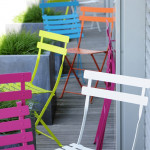 Bistro Lot de 2 Chaises Design Fermob Blanc