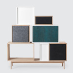 panneau isolation stacked small muuto noir
