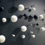 set pateres orb david design blanc