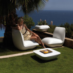 Pillow Fauteuil Design Vondom Laque blanc