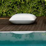 Pillow Pouf Design Vondom Laqué Blanc