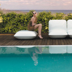 Pillow Pouf Design Vondom Laqué Blanc