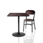 Pipe chaise design magis noir hetre foncé