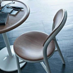 Pipe Chaise Design Magis Blanc Hetre Naturel