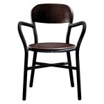 Pipe fauteuil magis noir hetre foncé