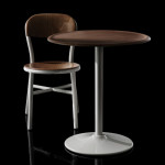 Pipe fauteuil magis noir hetre foncé
