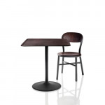 Pipe Table Carrée Magis Hetre Foncé