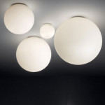 plafonnier applique murale dioscuri artemide 25