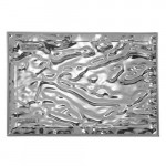 plateau dune metallise 46 kartell chrome