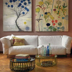 pop duo canape kartell structure transparente tissu orange