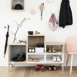 porte manteaux the dots muuto chene naturel
