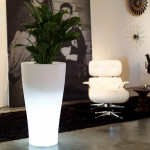 pot lumineux curvada vondom blanc