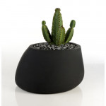 pot fleurs stones 40 vondom blanc