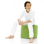 pouf point stonewashed fatboy lime green