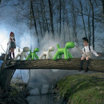 Magis chaise pour enfants Puppy vert