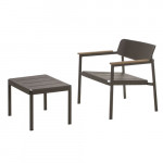 repose pieds shine emu marron d'inde