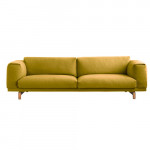 Rest Muuto Canape 3 places Tissu Jaune