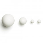 set pateres orb david design blanc