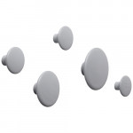 set 5 pateres the dots muuto gris