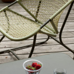 sixties fermob table basse blanc coton