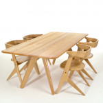 Slab table design tom dixon naturel 200cm