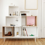 socle etagere podium muuto blanc