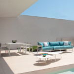 sofa 2 places terramare emu noir gris clair