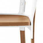 steelwood fauteuil design magis blanc