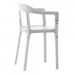 steelwood fauteuil design magis blanc