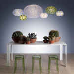 suspension bloom s2 kartell lavande