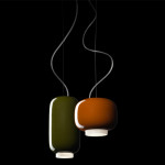 suspension chouchin mini foscarini vert