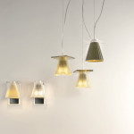 suspension light air kartell ambre