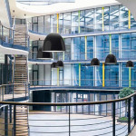suspension nur gloss halogene artemide noir
