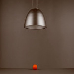suspension nur mini halogene artemide aluminium