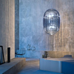 suspension plass media foscarini bleu