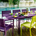 table allonge costa fermob reglisse