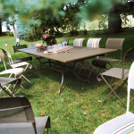 table rallonges romane fermob romarin