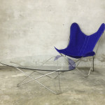 table basse ao airborne inox transparent