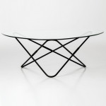table basse ao airborne noir transparent