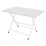 table pliante arc en ciel 110 emu blanc