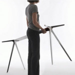 table baguette 205 magis verre