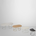 table basse airy half size muuto noir