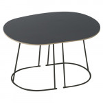 table basse airy half size muuto noir