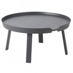 table basse around large muuto anthracite