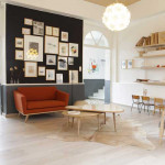 table basse fifties large red edition blanc
