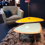 table basse fifties small red edition chene